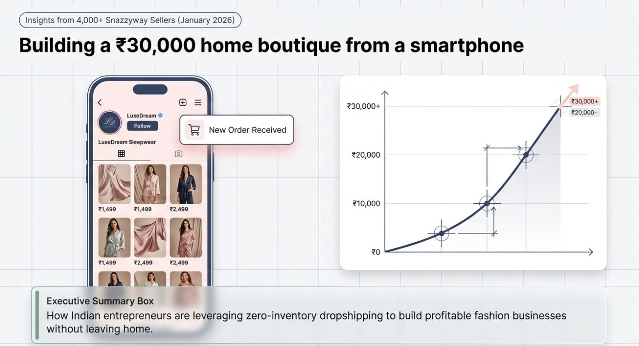 How Indian Housewives Are Earning ₹30,000 a Month Selling Online From Home