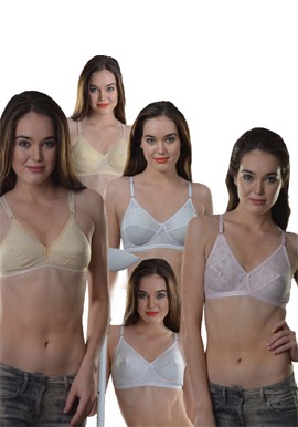 Cotton Comfy Bra(PK Of 5)