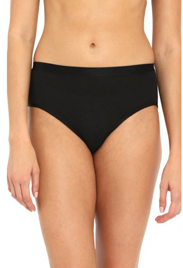 Cotton Comfy Smooth Black Brief
