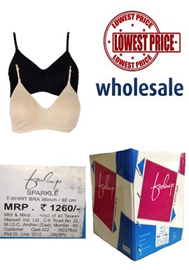 Vip Feelings Wholesale lot - Six T Shirt Bras