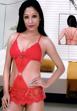 Snazzyway Hot Red Body Sleepwear Lingerie Set(sold out)