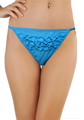 Women's Frilled Sexy Comfy Sky Blue Bikini
