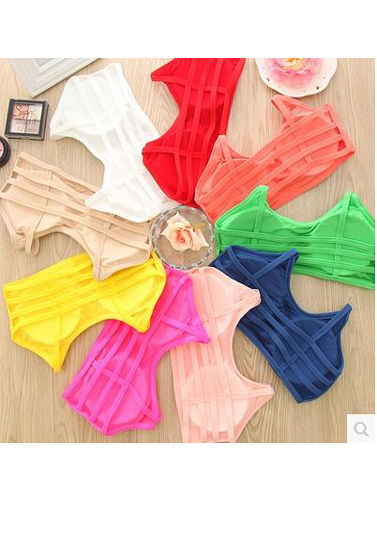 Wholesale Lot Of 9 Padded Cage Back Sports Bras