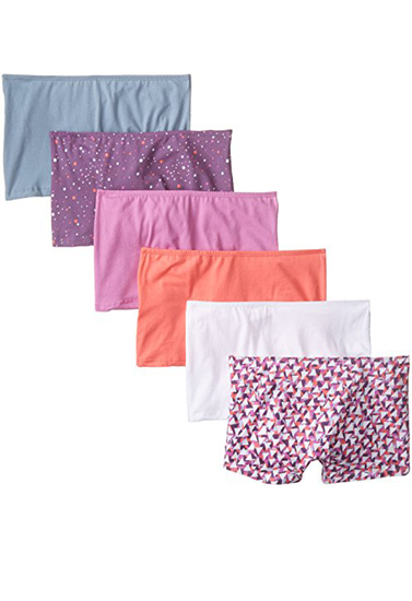 Mid Rise Long Boyshort Panties Pk-6