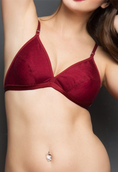 Sexy Body Art Maroon Sexy Wider Plus Size Bra