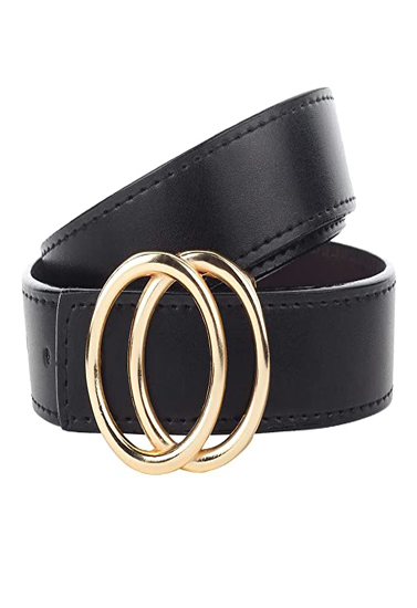 Ladies' Faux Waist Leather Belt