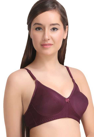 "6 Pack" Non-Wired Cotton Bras