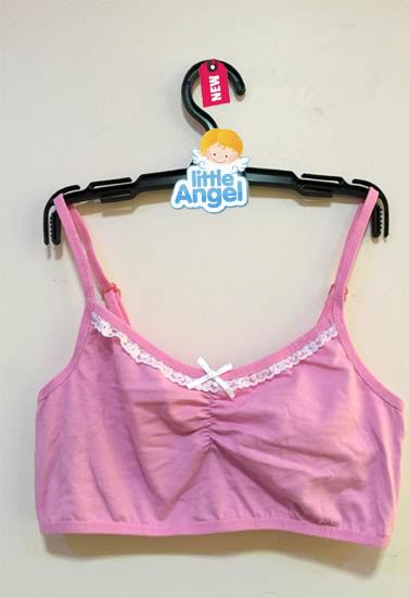 Kids Latest Baby Pink Spaghetti Strap Training Bra
