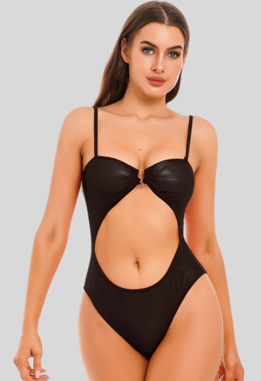 Sultry Black Lace Sheer Bodysuit